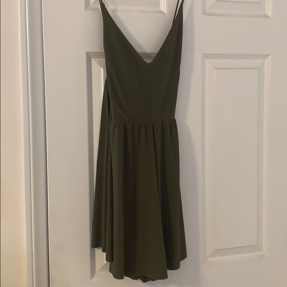 Olive green Zara romper